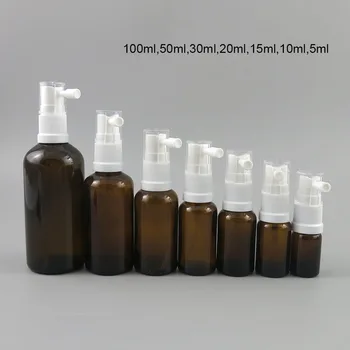 10 x Kaasaskantav Tumedast Klaasist Sisuliselt Õli Pudelid Plastic Spray Naiste Kosmeetika Kasutamine Pruun Klaas Parfüümi Mahuti