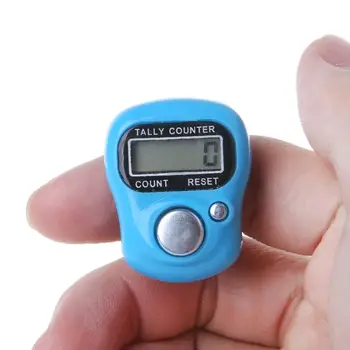 10TK Elektrooniline Digitaalse Sõrme Sõrmus Ühtivad Counter Käes Ootame Rida Counter Clicker UUS Mini Punkti Sm-i Counter LCD