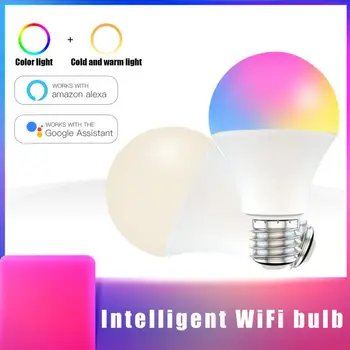 15W smart lamp wifi E27 B22 RGB+külma ja sooja valge mitmevärviline dimm pirn tööd alexa google Cloud Luure APP
