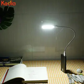 1TK Mini Lamp 8leds Öösel Tuled Silmade Kaitse Kaasaskantavad Tabel Lamp Power Bank Pc Lugemise Raamat Lambi Led-Raamat, Hele