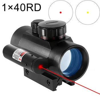 1x40 Punane Laser Red Dot Silmist Reguleerimisala Taktikaline Optika Riflescope Sobivus 11/20mm Raudtee Püss Silmist Jahi