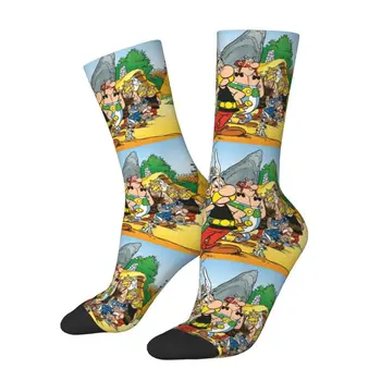Anime Asterix Ja Obelix Meeste Meeskonna Sokid Unisex Armas 3D-Printimine Anime Multikas Getafix Kleit Sokid