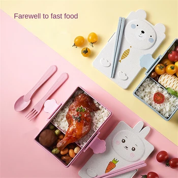 Armas Bento Lunch Box Kawaii Lapsed Kooli Laste Jaapani Stiilis Lasteaia Laste Leib Sandwich Toidu Lahter Plastikust