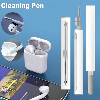 Bluetooth-Kõrvaklapid Cleaner Kit for Airpods 3 2 1 Earbuds Juhul Puhastus Vahend Brush Pen Xiaomi Airdots Huawei Freebuds Peakomplekt