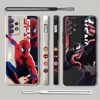 Case for Samsung Galaxy A10s A04s A51 A20 A03 A30 A02 A50 A05S A71 4G A31 A20s A02s Square Vedel Kate Marvel Spiderman Venom