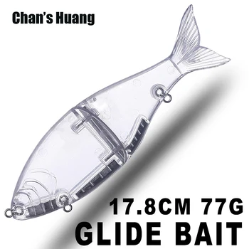 Chan Huang 1TK 16.5 CM / 17.8 CM (18.5 CM Kunstlik Float Mitte Swimbait Valamu Glide Ostmisele Jaoks Värvimata Kalapüügi Lures Tühi