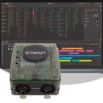 Daslight DVC4 GZM Etapi Valgustuse Kontroll Tarkvara 1536CH DMX512 Wifi DJ Disco light led tuled Dmx XLR töötleja