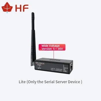 HF Elfin-EW11A-0 5~36V Lai Toitepinge Välise Antenni Traadita võrgu Seadmed Modbus TPC IP-RJ45 RS485 WIFI Serial Server