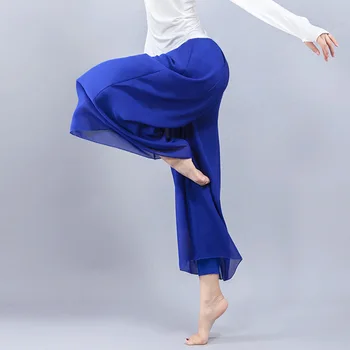 Hiina Tants Tava Klassikalise Folk Täiskasvanud Laia-jalaga Jooga Püksid Tsai Püksid Square Dance Pants