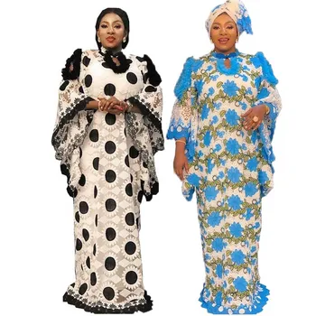 Houseofsd Moslemi Seal Kaftan Naiste Pitsiline Pikk Kleit Islami Rüü Abaya Vaba Suurus Aafrika Kleidid Sisemine Ja Sall Riided Aafrika