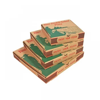Kohandatud productFancy disain, madal hind custom kujuga gofreeritud korduvkasutatavad pizza karp