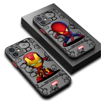 Marvel Goot Spiderman Karu Telefon Case for Samsung Galaxy A03s A10 A04 A20s A04s A01 A02 A04e A20e A02s A30 A03 A40 Matt Kate