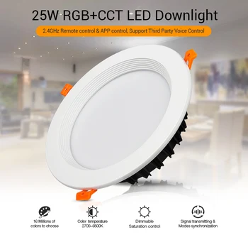 Miboxer FUT060 LED Valgusti 25W 24W RGB+CCT AC 110V-220V Sise-Paneeli valgustus spot led laelambid luces led lamp