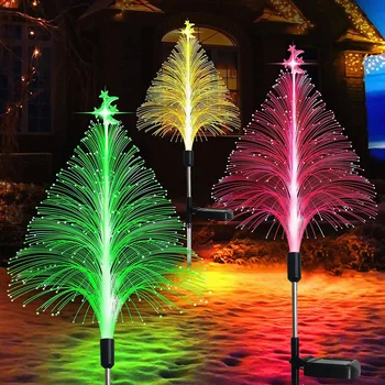 Päikese Fiber optic Jõulupuu tuled Millimallikas tuled Väljas veekindel led-maastiku kaunistamiseks aed atmosfääri tuled