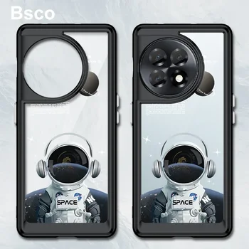 Spaceman Stiilis Läbipaistev Raske Akrüül Telefoni Puhul OnePlus 11R 5G Põrutuskindel tagakaas