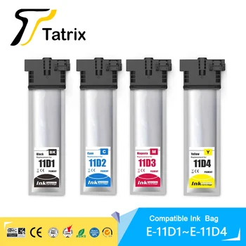 Tatrix Epson T11D 11C T11D1 T11D2 ompatible Printeri Tint Kott Cartridge for Epson WorkForce Pro WF-C5390DW/WF-C5890DW printer