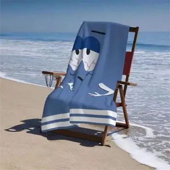Vannituba Kiire Kuivamise Basseini Vee Imendumist Nr Juuste Cartoon Suvel Saunalina Seaside Ranna Rätik Tervise Trükkimine Beach