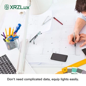 XRZLux Professional LED Valgustus Keskkonna Optimeerimine Teenuse Paigutuse Plaani DIALux Simulatsiooni sisevalgustus