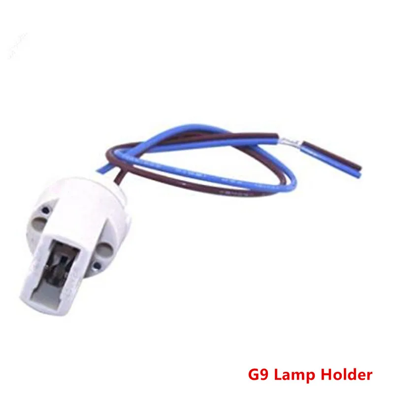 10tk G4/G9/Gu10/Mr16 Lamp Omanik Keraamiline Pesa Baasi Hight kvaliteeti, Räni, Kaabel LED ja halogeen lambid Tasuta Shipping