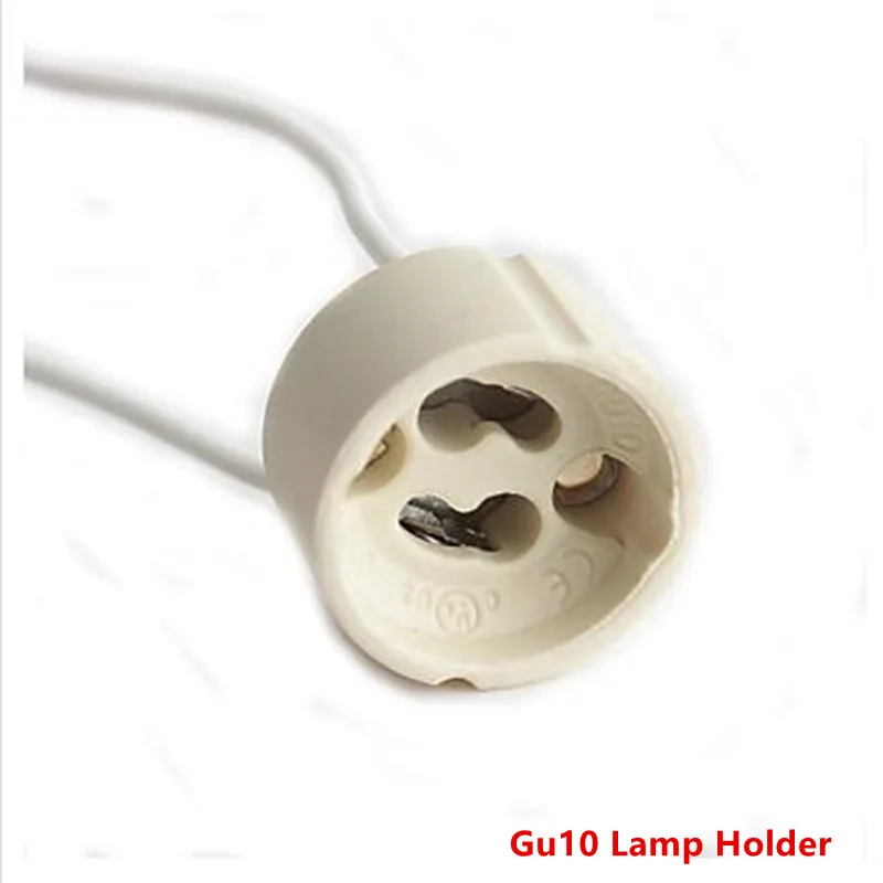 10tk G4/G9/Gu10/Mr16 Lamp Omanik Keraamiline Pesa Baasi Hight kvaliteeti, Räni, Kaabel LED ja halogeen lambid Tasuta Shipping