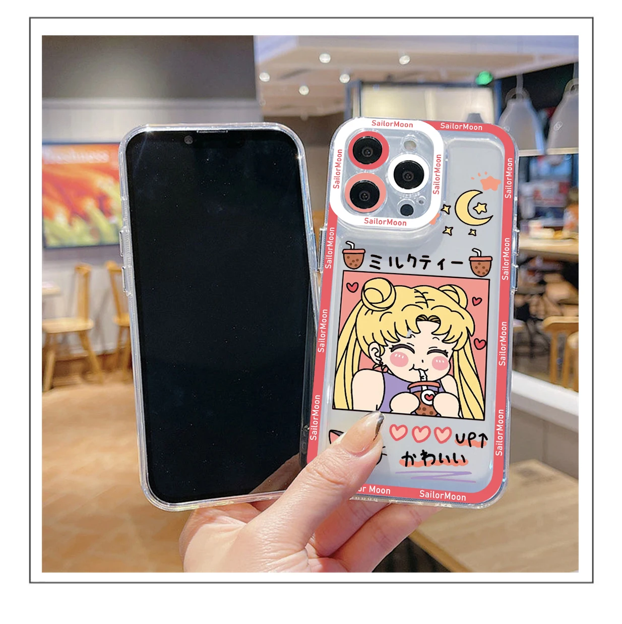 Cartoon Meremehed Kuudest Telefon Case For iPhone 15 14 13 12 Mini 11 Pro Max X-XR, XS Pluss Pehme Silikoon on Läbipaistev Kate Tüdruk Kingitus