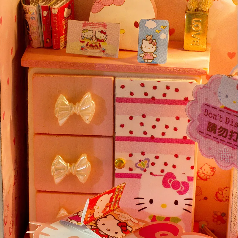 Jaapani Koomiks, Anime Kittys Koguda Suvila Printsess Tuba Lapsed Diy Käsitöö Nukk Maja Saab Kokku Pandud Mänguasja Sünnipäeva Kingitus