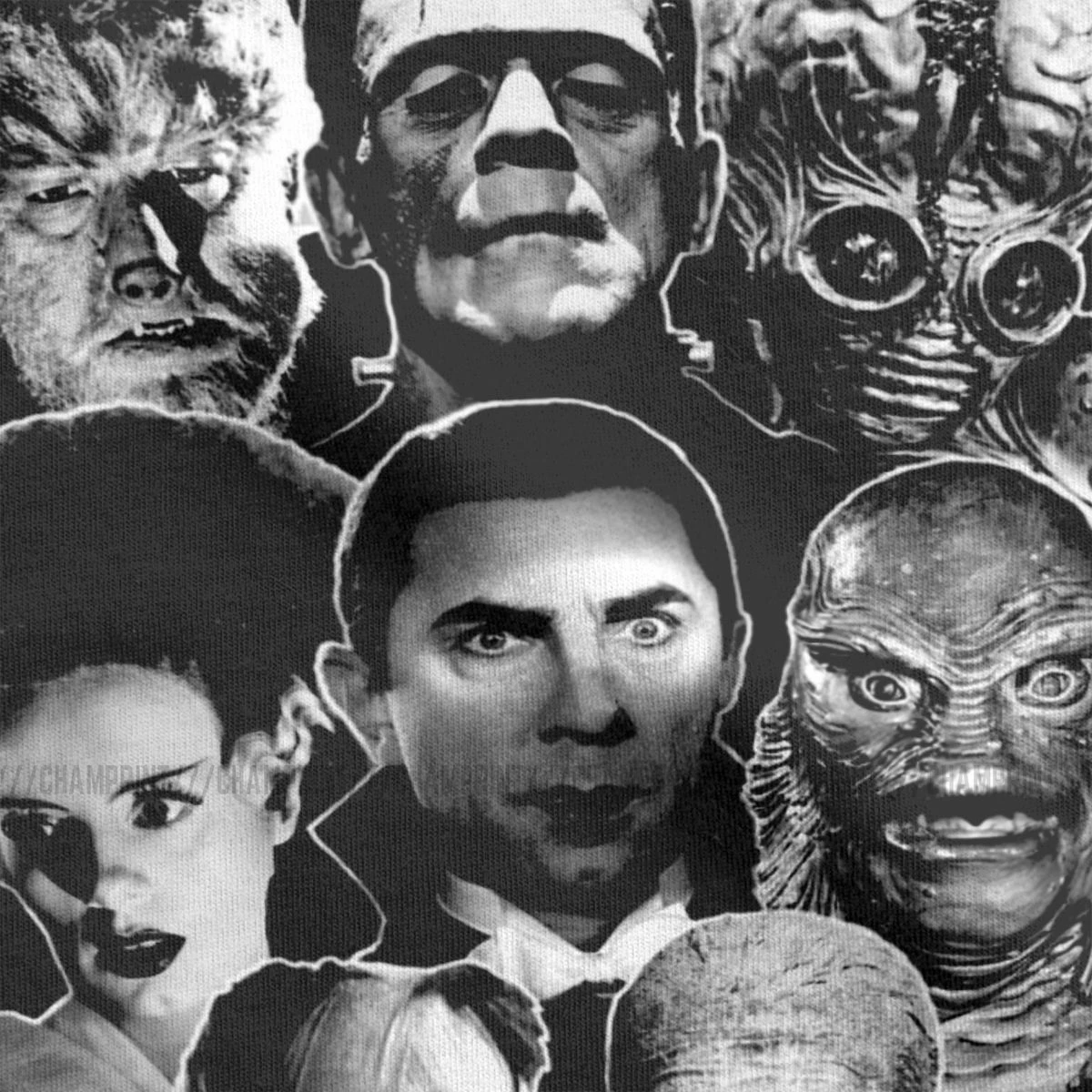 Meeste Universaalne Monster Kampa T-Särgid Muumia Frankenstein Õudusfilm Riided Uudsus Lühikesed Varrukad Tee Särk Kingitus-T-Särk